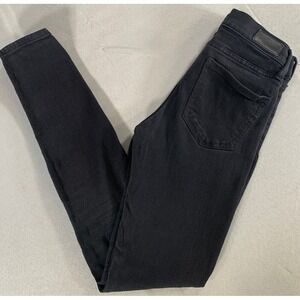 Express Women's Black Mid Rise Stretch Leggings Size 0R 26x28 Comfortable Fit